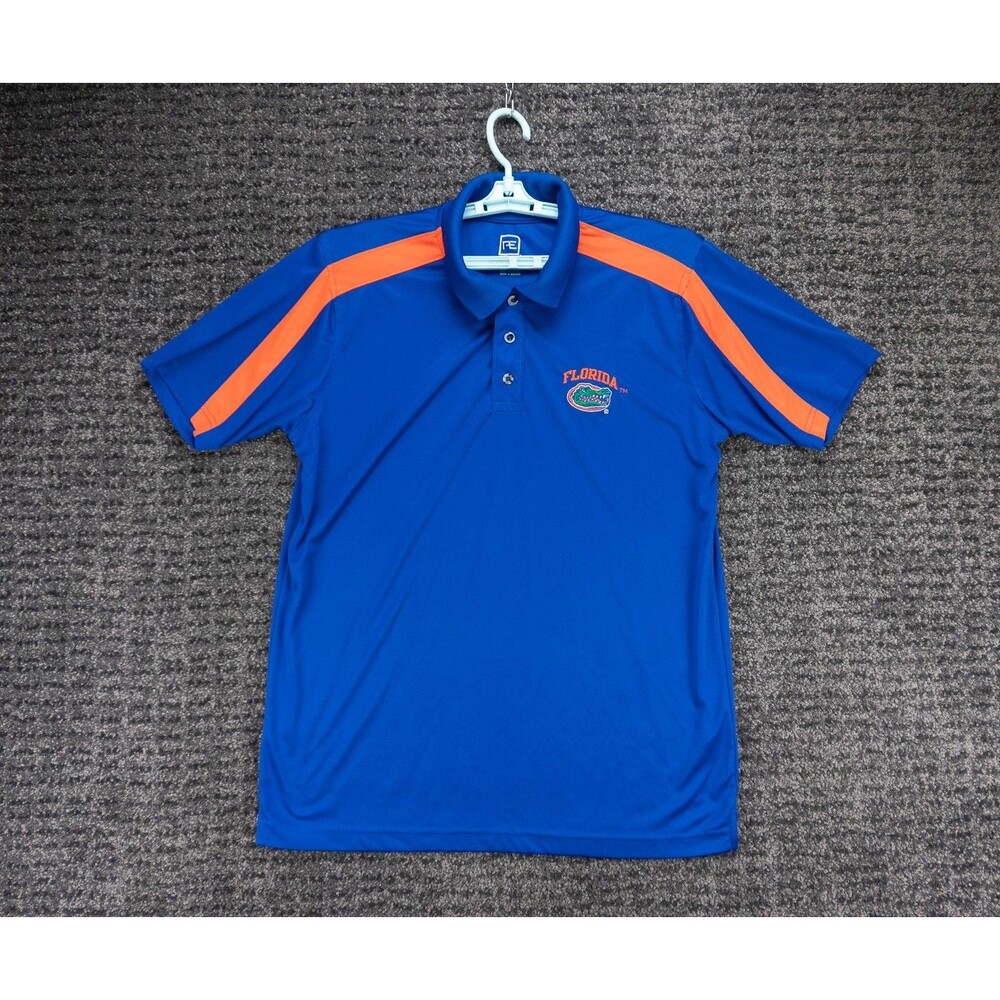 Florida Gators Shirt Mens Large Blue Performance Polo Knights Apparel UF Golf